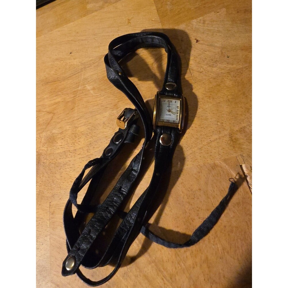 Le Mer Watch Wraparound Leather  Strap Martine Ilana